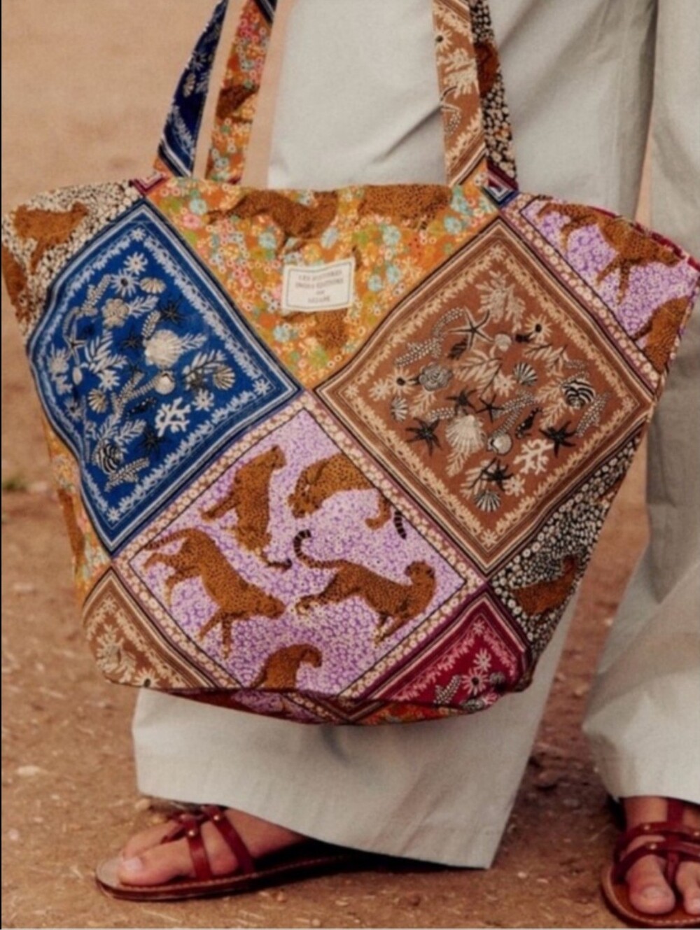 NEW Sezane x Inoui cotton tote bag